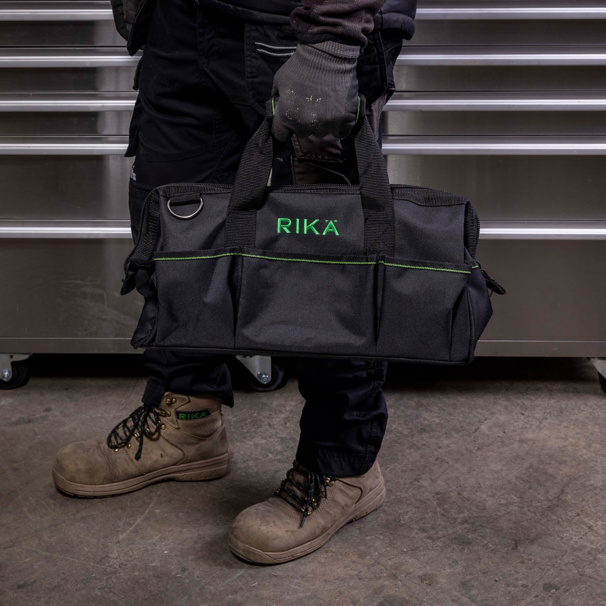 Rikä 2-Piece Tool Bag Set | 16in and 18in | Wide Open-Mouth Design